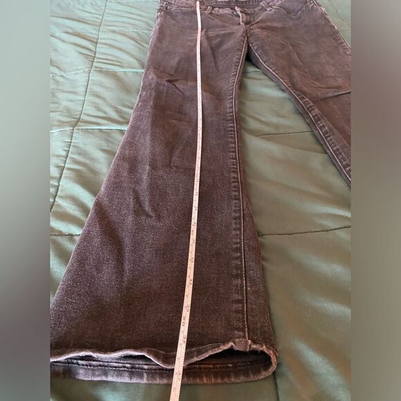 Old Navy Mid-Rise Kicker Boot Cut Black Jeans Size 10 - Picture 5 of 7